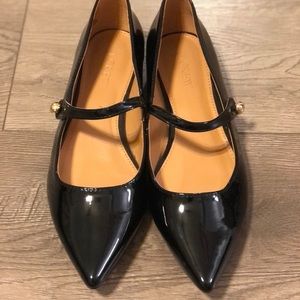 J Crew Patent Leather Mary Janes.